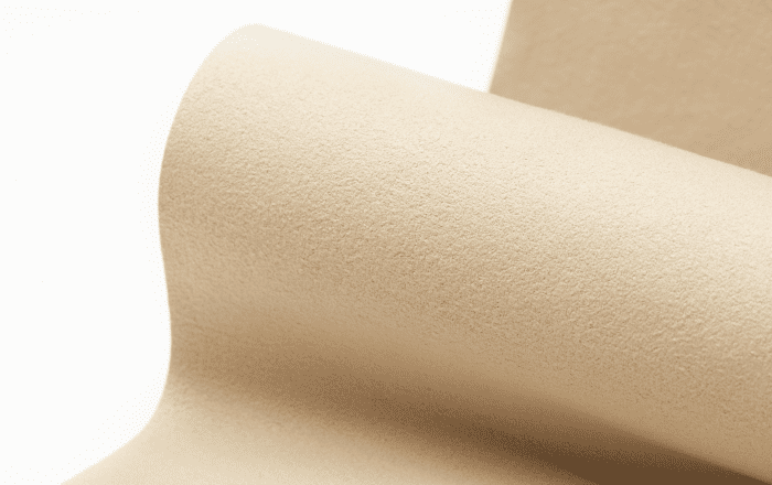 Tapisuede stretch in sheepskin mutli directional stretch made for commercial vertical surfaces and private jets designed by tapis corporation